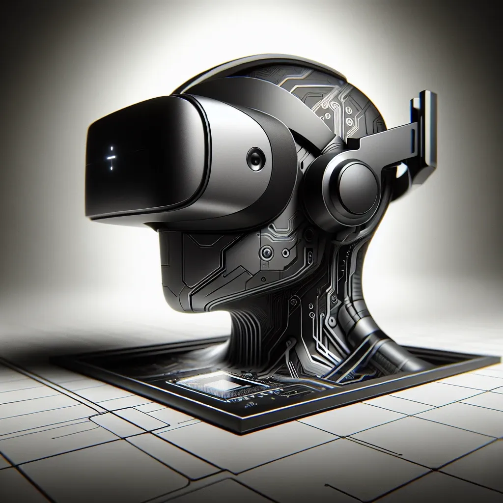 "Leak image of the Pico 5 Standalone Headset showcasing its sleek design powered by the Snapdragon XR2 Gen 3 processor, highlighting advanced VR technology features."